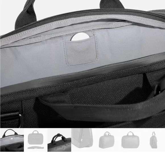 Stylish Gray Laptop Bag for Men - Picture 9 of 14